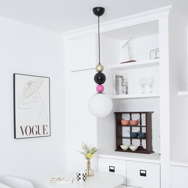 Soft Ambient Glow Glass Ball Pendant Light
