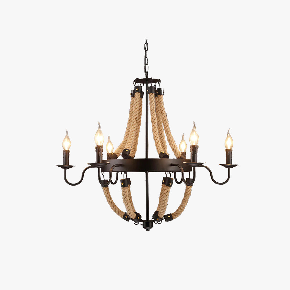 Matte Black Metal Durable Industrial LED Pendant Light