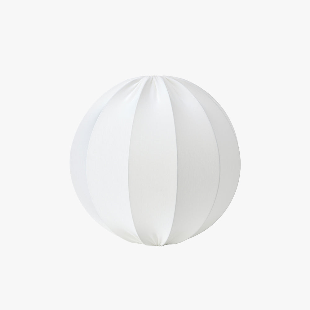 Elegant Ambient Lighting Delivered by White Sphere Pendant Light