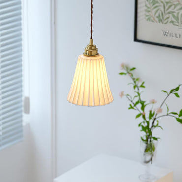 Pendant Light For Refined Ambience In Living Rooms Ceramic Trumpet
