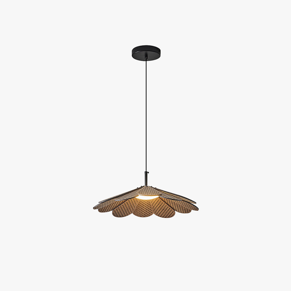 Vintage LED Walnut Wood Pendant Light For Cozy Ambience