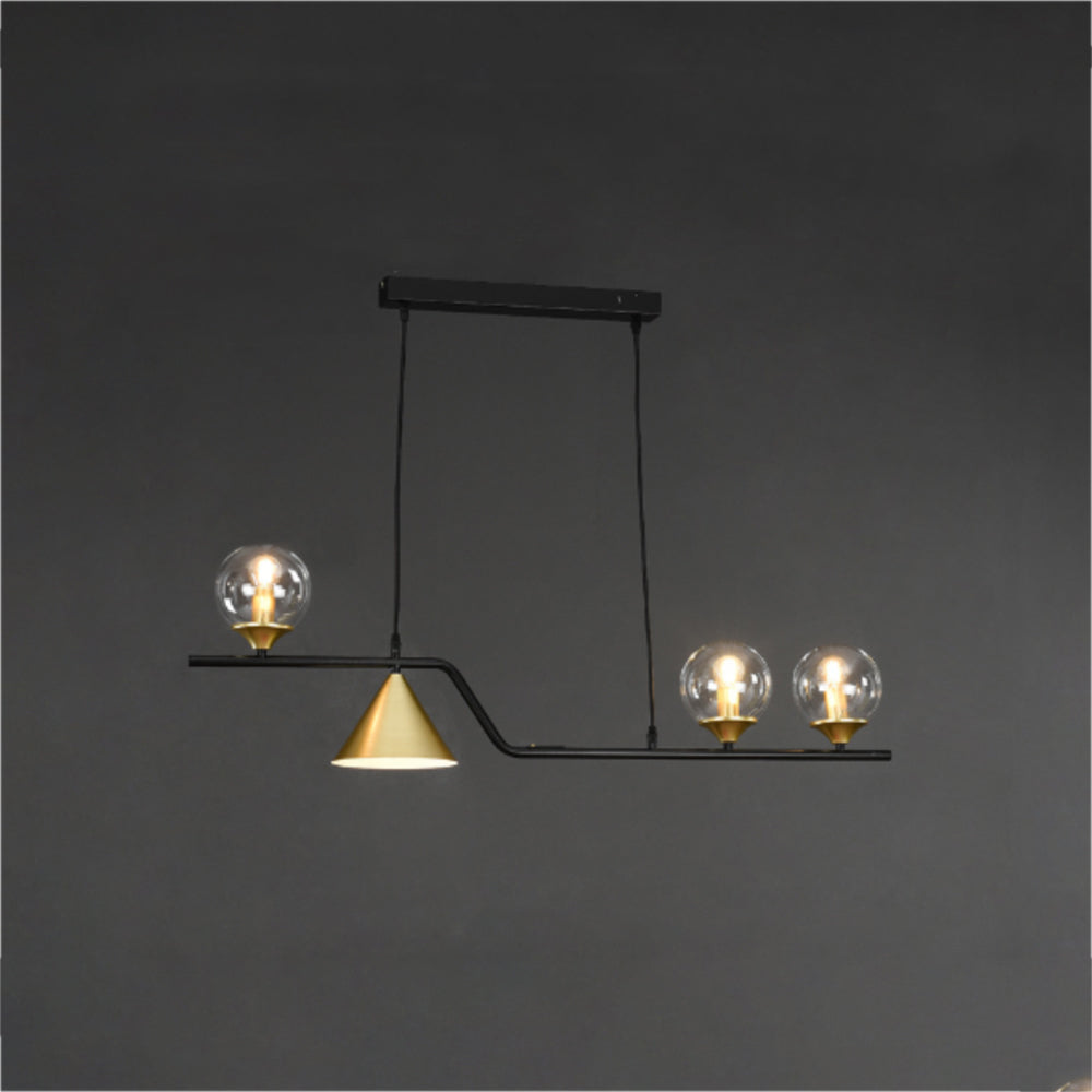 Modern Glass and Metal LED Pendant Lamp for Ambience Arisha
