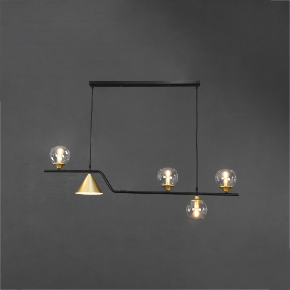 Modern Glass and Metal LED Pendant Lamp for Ambience Arisha