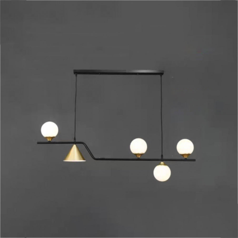 Modern Glass and Metal LED Pendant Lamp for Ambience Arisha