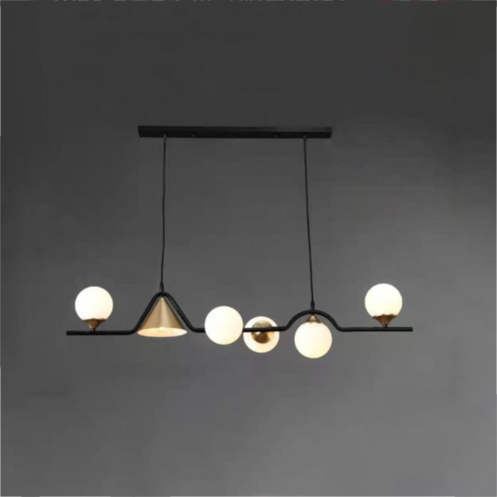 Modern Glass and Metal LED Pendant Lamp for Ambience Arisha