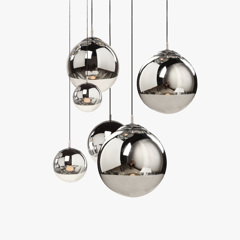 Pendant Glass Industrial Light for Living Room Ambience