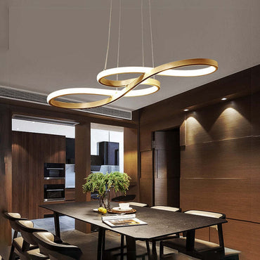 Warm Ambient Glow Musical Note Pendant Light
