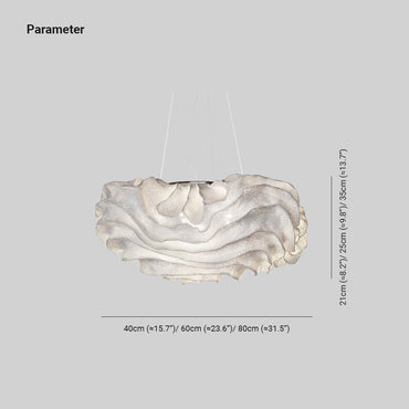 Pendant Light With Soft Ambient Glow Cloud Inspired