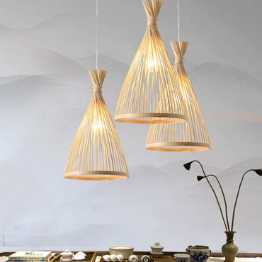 Warm Ambience Handwoven Premium Pendant Light for Rattan