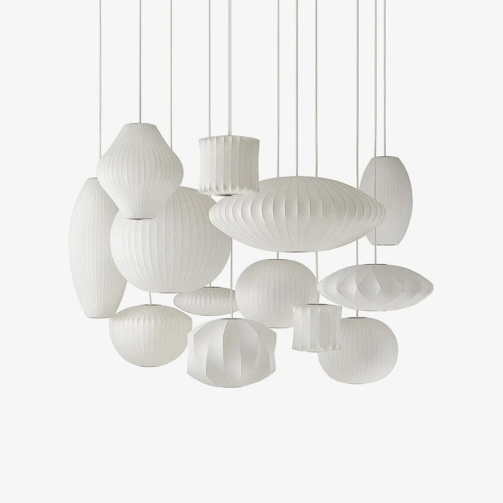 Geometric Wireframe Glow Bubble Pendant Light