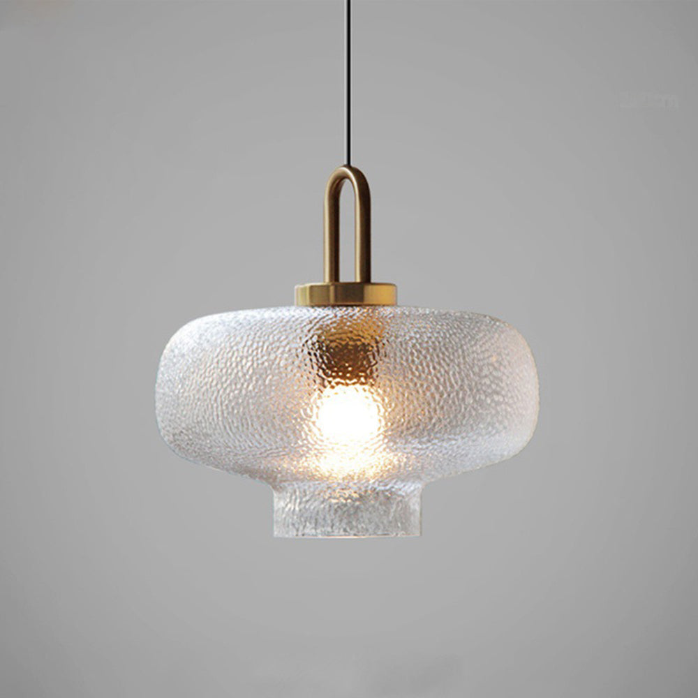 Ambient Glow Minimalist Frosted Glass Pendant Light