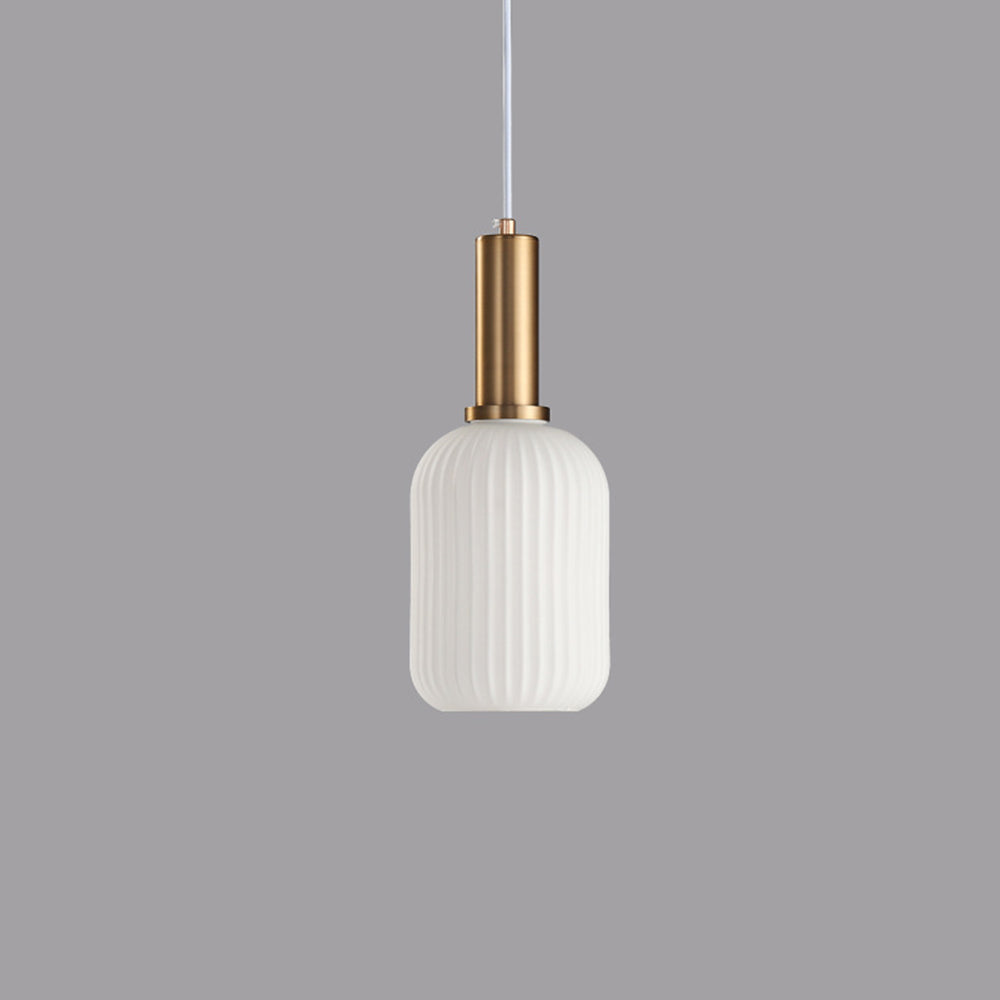 Soft Warm White Glow Bubble Glass Pendant Light