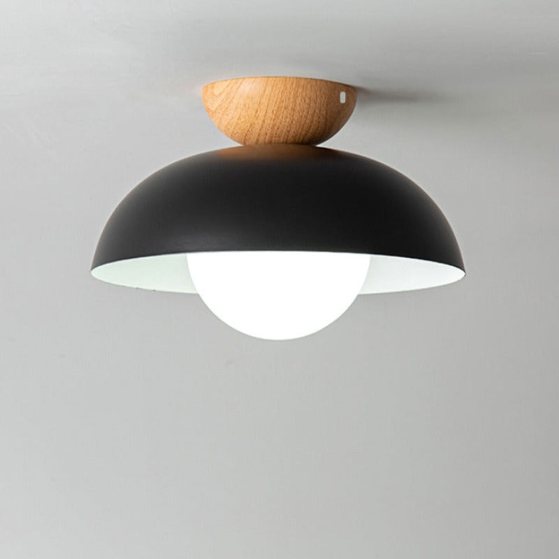 Lamp Pendant Metal and Wood Scandinavian Delivers Warmth