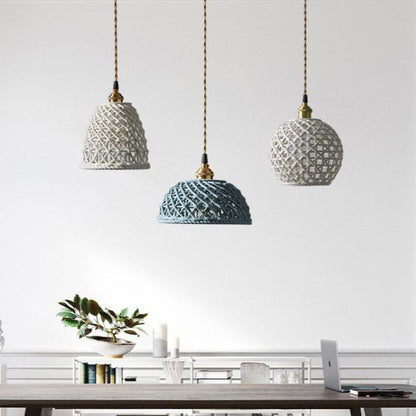 Modern LED Blue White Pendant Light For Ambient Glow