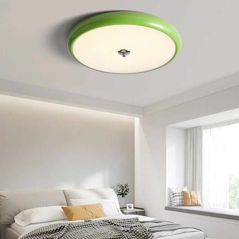 Modern LED Metal Flush Mount Ceiling Light For Living Rooms NovaLine