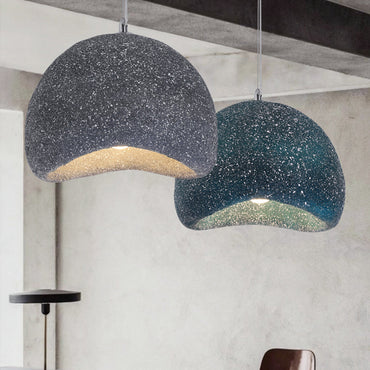 Resin Pendant Light Wabi Sabi Bread Shape For Cozy Glow