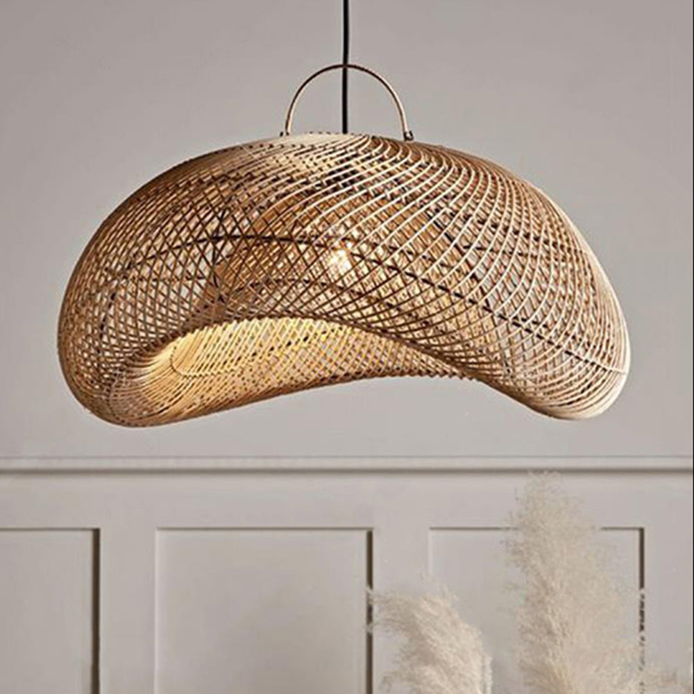 Cozy Living Rooms Rattan Pendant Light Rustic