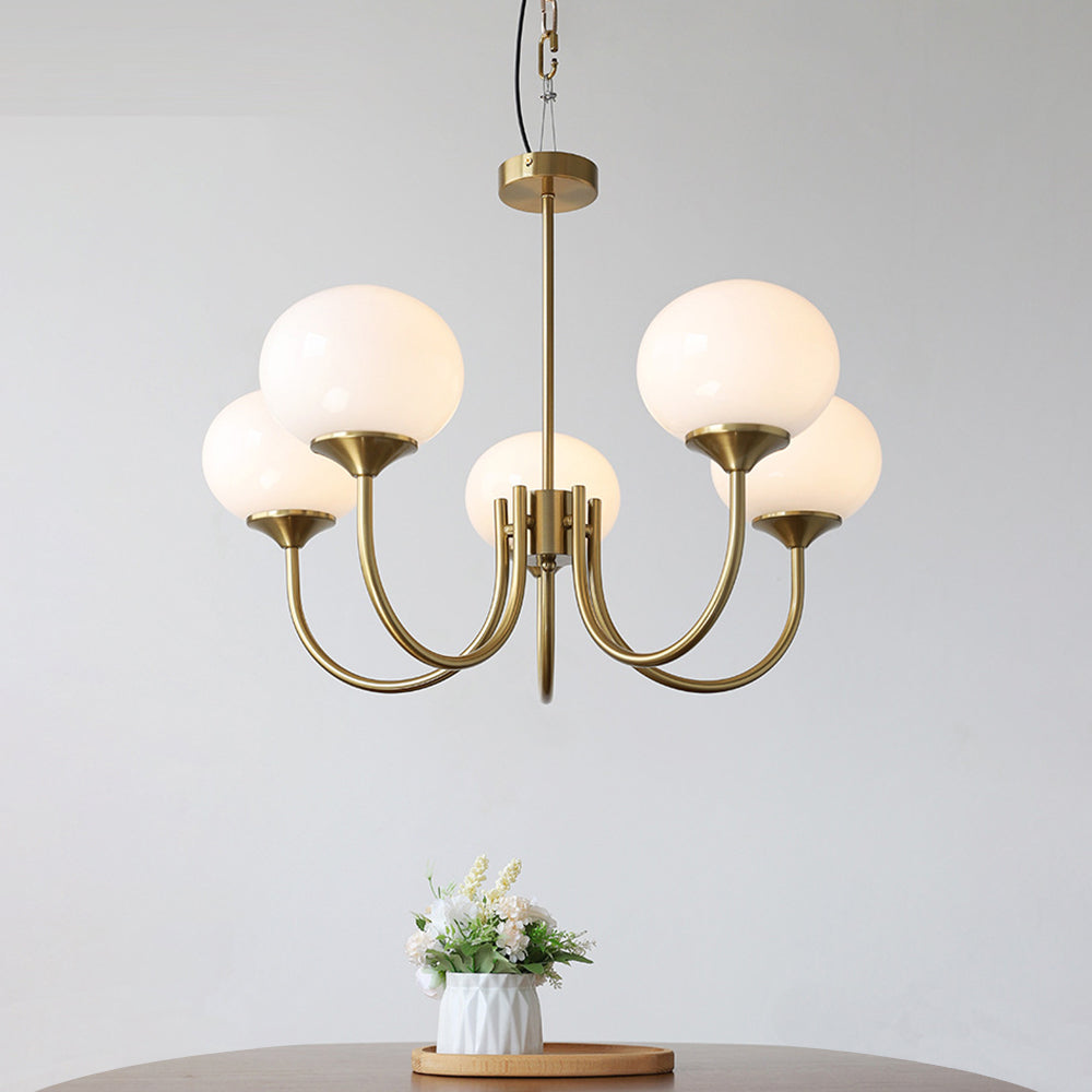 Deco Art Aurora Pendant Globe Lamp With Glow Warm