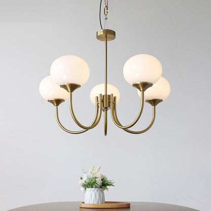 Deco Art Aurora Pendant Globe Lamp With Glow Warm