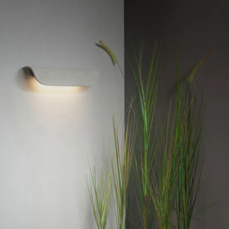 LED COB Lamp Outdoor Waterproof Curved Wall Light