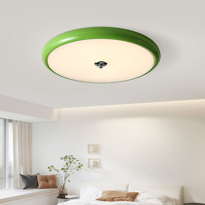 Modern LED Metal Flush Mount Ceiling Light For Living Rooms NovaLine