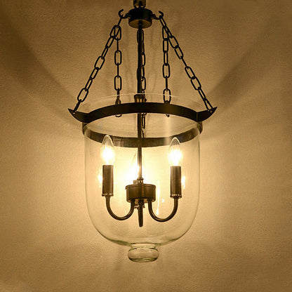 Living Room Ambience Industrial Glass Pendant Lamp
