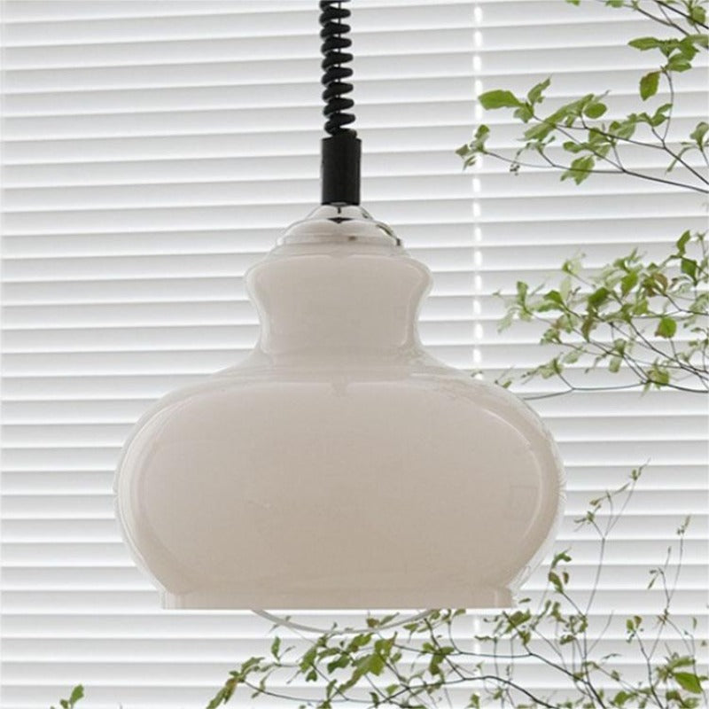 Retro Green Pendant Light For Ambient Living Room Glow