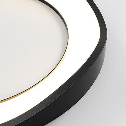Black Or White Modern Round Pendant Light For Dining Room