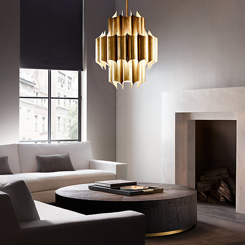 Retro Brass Pendant Light For Bedroom Ambience