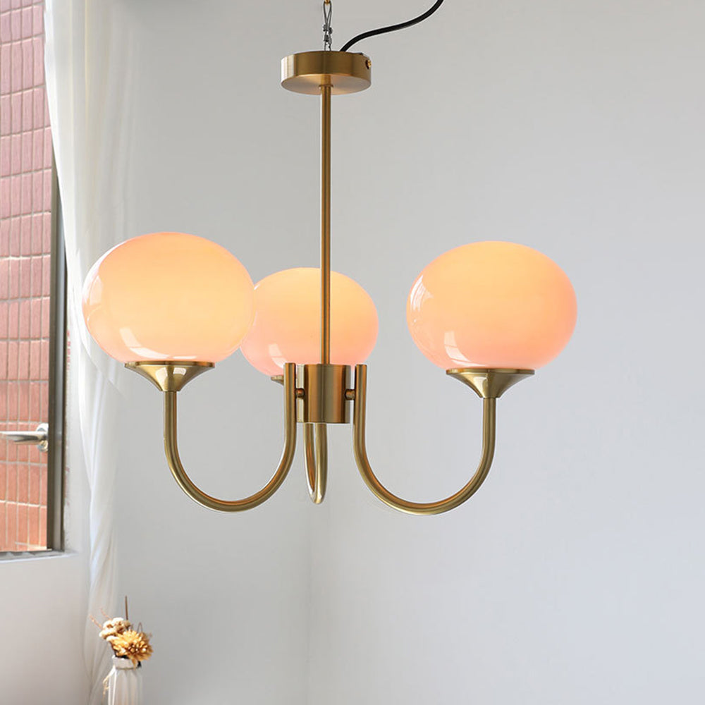 Deco Art Aurora Pendant Globe Lamp With Glow Warm