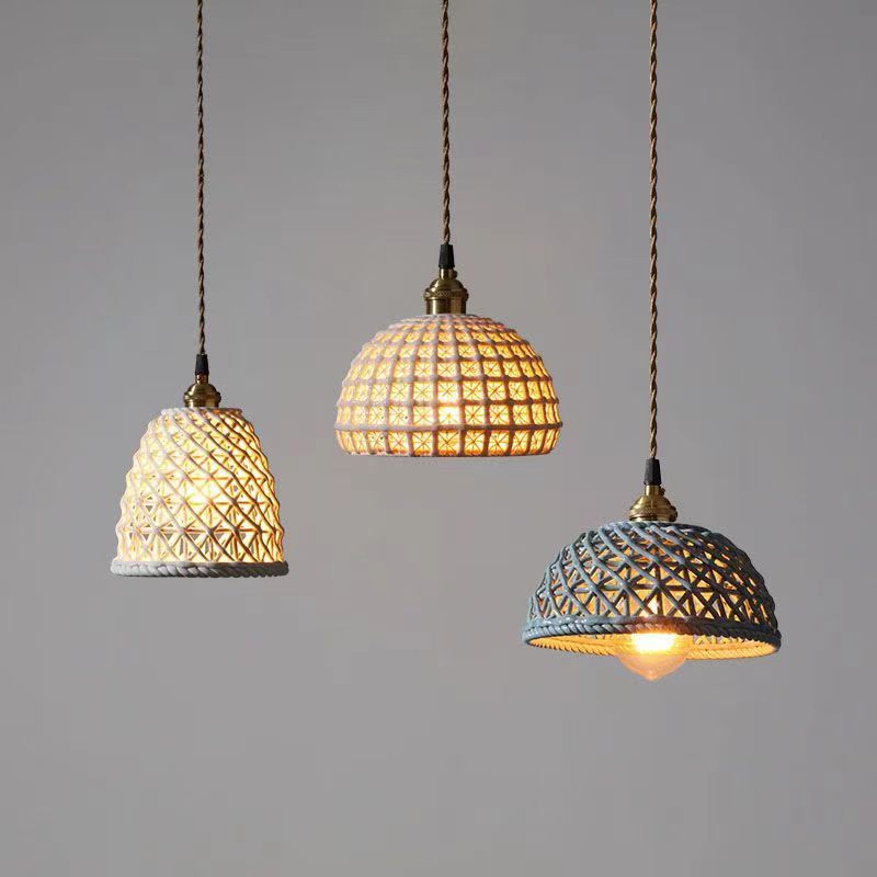 Modern LED Blue White Pendant Light For Ambient Glow