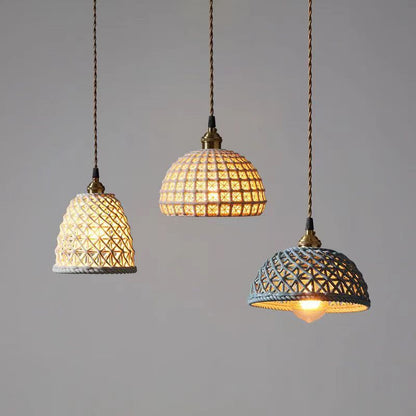 Modern LED Blue White Pendant Light For Ambient Glow
