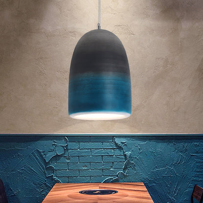 Three Color Finish Deco Art Rock Pendant Light Arisha