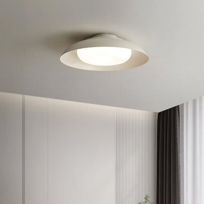 Flush Mount Nordic Ceiling White Light Bowl