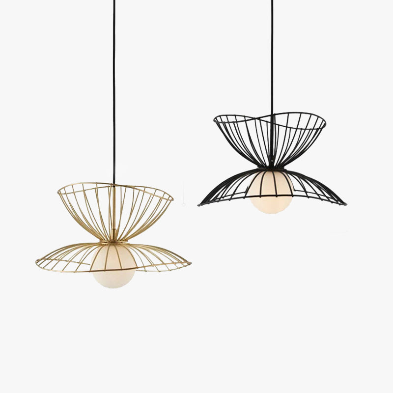 Gold and Black Modern Metal Pendant Light for Kitchen Island