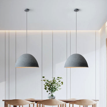 Durable Metal Base Pendant Light With Contemporary Resin