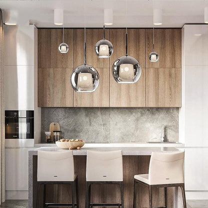 Pendant Light Elegant Glass Globe For Dining Room
