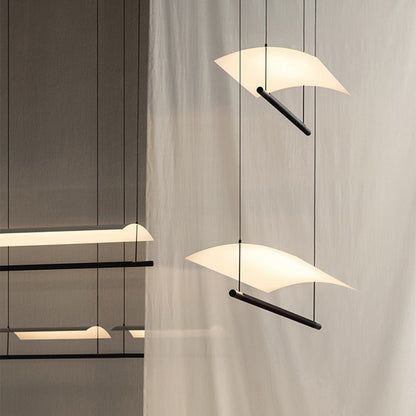 Warm Ambience Metal Pendant Light in Cream Shade