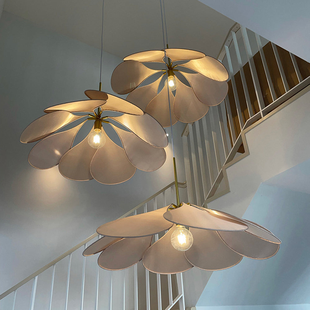 Warm Fabric Shade Pendant Light Ritta