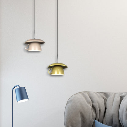 Ceramic Pop Art LED Pendant Light for Ambient Glow