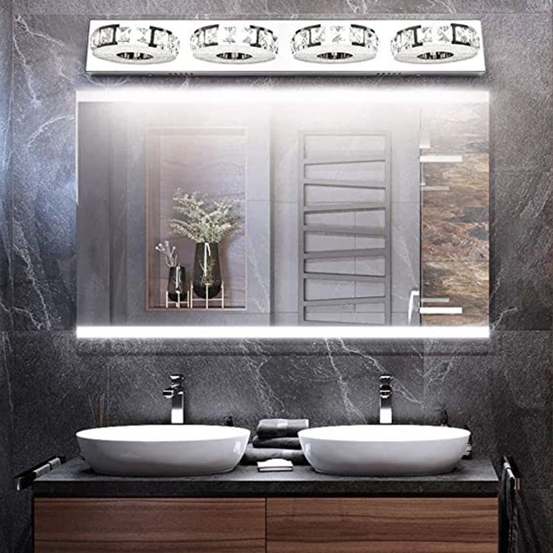 Indoor Wall Light Metal Cylindrical Silver For Use
