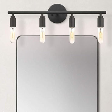 Bathroom Dimmable IP44 Black Modern Glass Wall Light