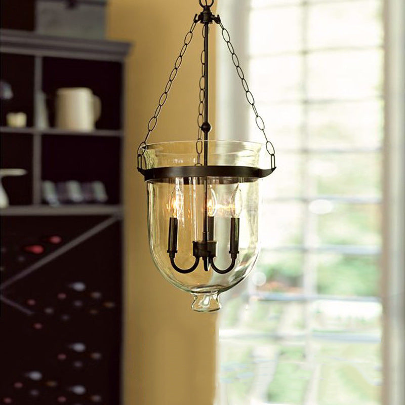 Living Room Ambience Industrial Glass Pendant Lamp
