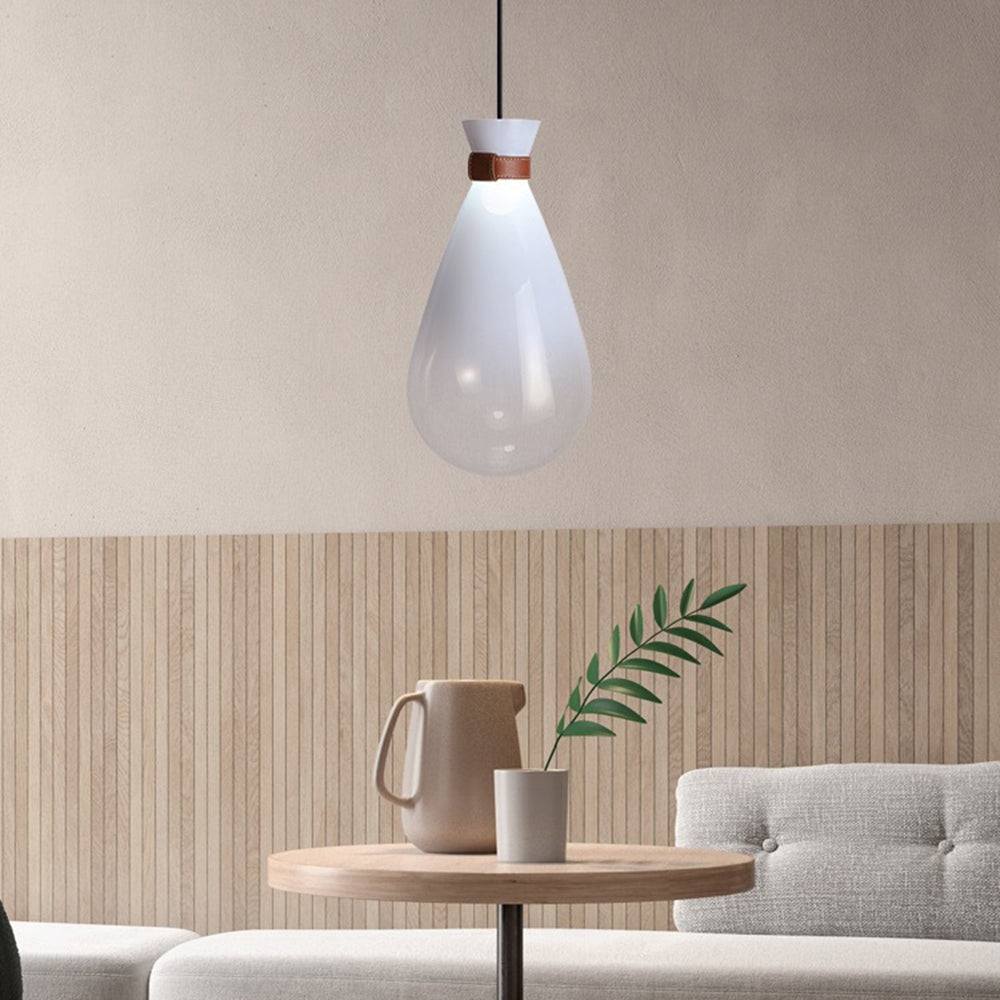 Elegant Ambiance Minimalist Teardrop Glass Pendant Light