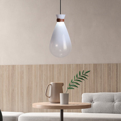 Elegant Ambiance Minimalist Teardrop Glass Pendant Light