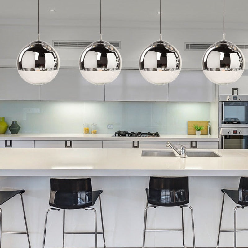 Pendant Glass Industrial Light for Living Room Ambience