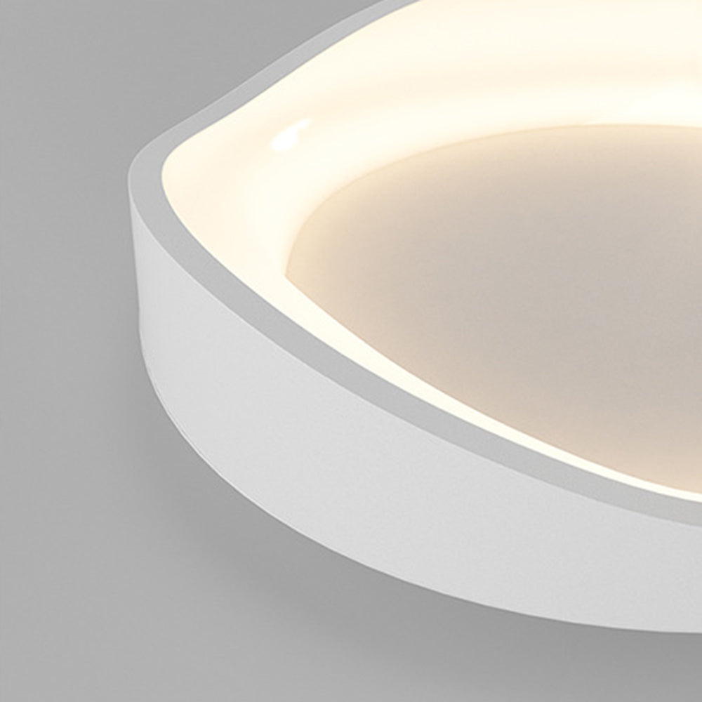 Ceiling Light Elegant Flush Mount Wave For Living Room And Bedroom