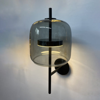 Wall Lamp For Bedroom And Hallway In Indoor Glass And Metal
