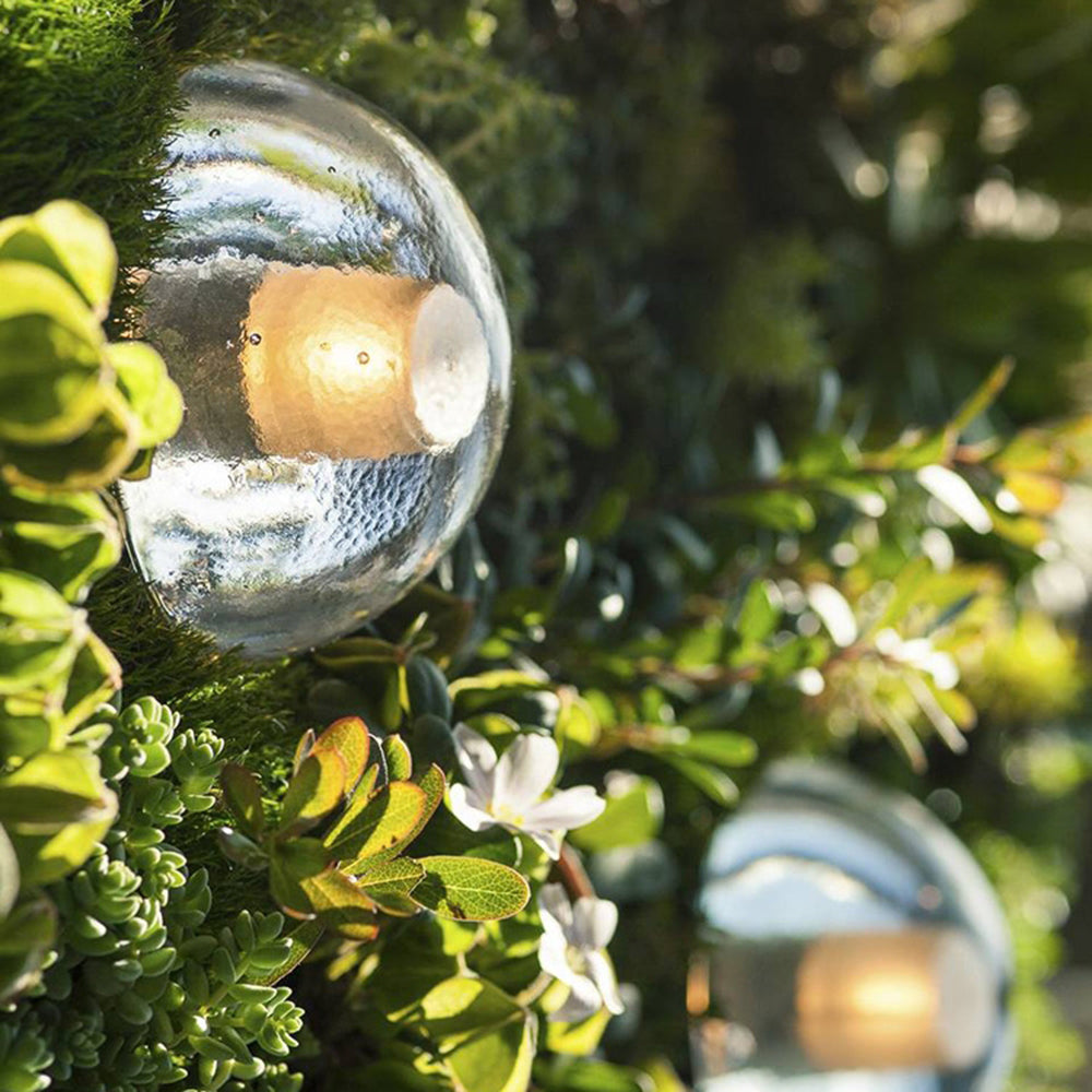 Waterproof IP65 Outdoor Glass Wall Semi Circular Light