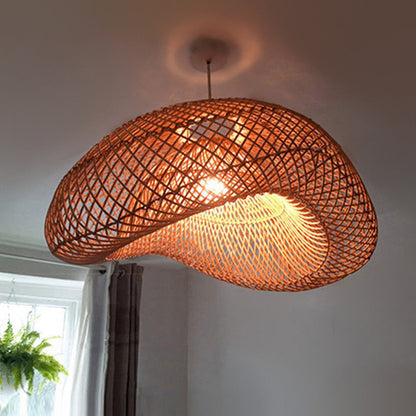 Cozy Living Rooms Rattan Pendant Light Rustic